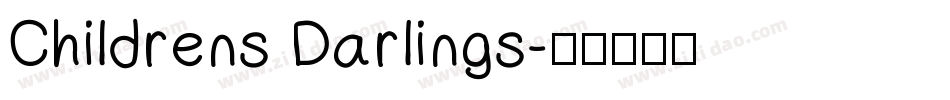 Childrens Darlings字体转换
